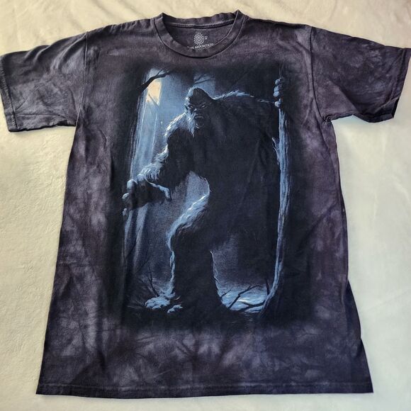 The Mountain Bigfoot Graphic Tee in Black and Gray - Picture 1 of 5